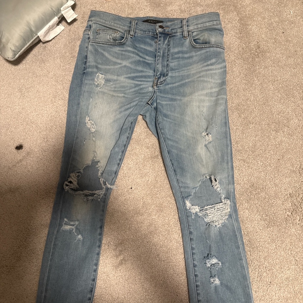 AMIRI Blue Slim Jeans